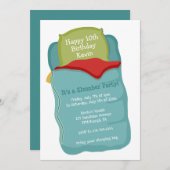 Slumber Party Geburtstagseinladung Einladung (Vorne/Hinten)