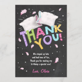 Slumber Party Pajamas Vielen Dank Ihr Card Sleepov Dankeskarte
