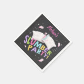 Slumber Party Paper Napkin Pink Girl Sleepover Serviette (Ecke)