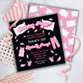 Slumber Party Pillow Fight Geburtstag Einladung
