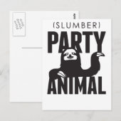 Slumber Party Postkarte (Vorne/Hinten)