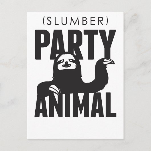 Slumber Party Postkarte (Vorderseite)