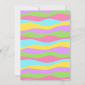 Slumber Party Sleepover Girls Einladung (Rückseite)