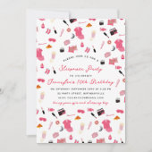 Slumber Party Sleepover Kindergeburtstag Party Einladung (Vorderseite)