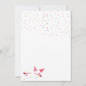 Slumber Party Sleepover Kindergeburtstag Party Einladung (Rückseite)