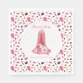 Slumber Party Sleepover Zelt Kindergeburtstag Part Serviette
