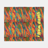 "Slumber-Pinselstriche: Fleece Blanket (Vorderseite (Horizontal))