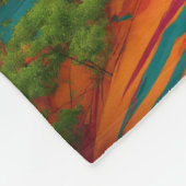 "Slumber-Pinselstriche: Fleece Blanket (Ecke)