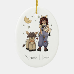 Slumber Time Annie's Pajama Party Foto Ornament