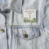 Slumberkins Bigfoot Geburtstagsjunge Button (Beispiel)