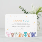 Slumberkins Charakter-Geburtstag Dankeskarte (Stehend Vorderseite)