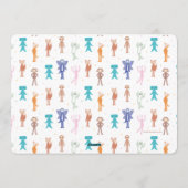 Slumberkins Charaktere Geburtstagseinladung Einladung (Rückseite)