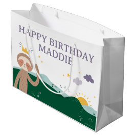 Slumberkins Faultier Geburtstag Große Geschenktüte