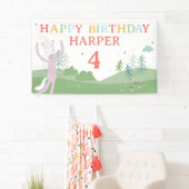 Slumberkins Faultier-Geburtstags-Gartenschild Banner (Insitu)