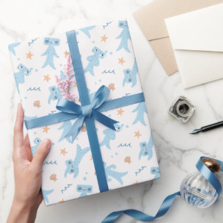 Slumberkins Hammerhead Geburtstag Geschenkpapier