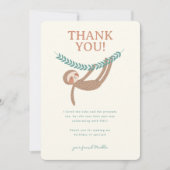 Slumberkins Sloth Birthday Dankeskarte (Vorderseite)