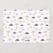 Slumberkins Sloth Birthday Party Einladung (Rückseite)