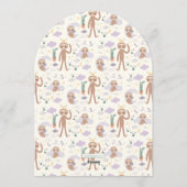 Slumberkins Sloth Birthday Party Einladung (Rückseite)