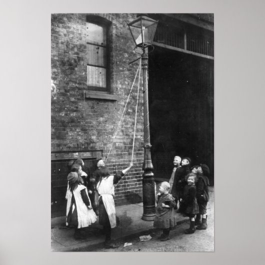 Slums, London, c.1900 Poster (Vorne)