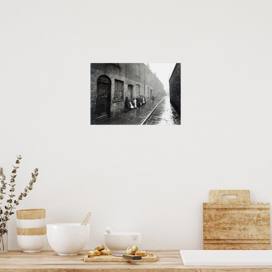 Slums, London, c.1900 Poster (Küche)