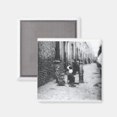 Slums London Magnet (Vorderseite/Rückseite)