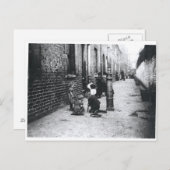 Slums London Postkarte (Vorne/Hinten)