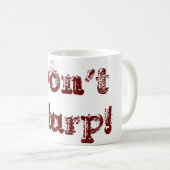 Slurp nicht! kaffeetasse (VorderseiteRechts)