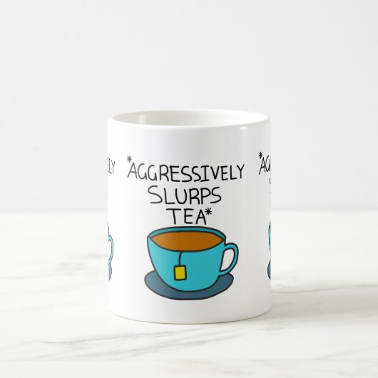 Slurps aggressiv Tee-Tasse Kaffeetasse (Mittel)