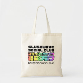 Slushwave Social Club Menschen und Text-Logo-Tasch Tragetasche