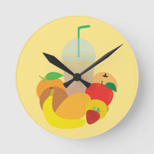 Slushy Runde Wanduhr