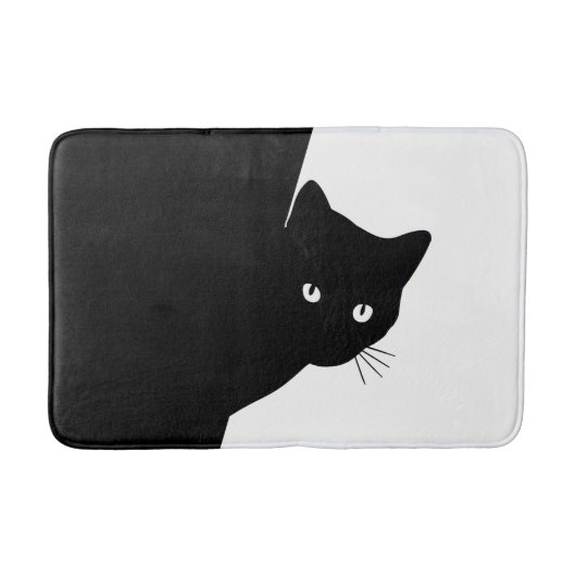 Sly Black Cat Badematte (Vorderseite)