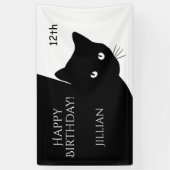 Sly Black Cat Banner (Vertikal)