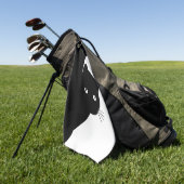 Sly Black Cat Golfhandtuch (Gras)