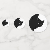 Sly Black Cat Konfetti (Rückseiten)
