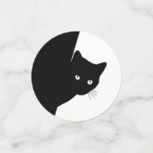 Sly Black Cat Konfetti (Klein Vorderseite)