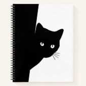 Sly Black Cat Notizblock (Vorderseite)