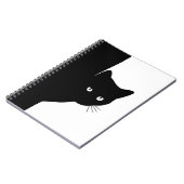Sly Black Cat Notizblock (Linke Seite)