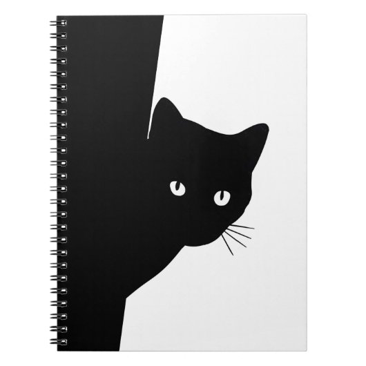 Sly Black Cat Notizblock (Vorderseite)