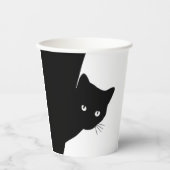 Sly Black Cat Pappbecher (Vorderseite)