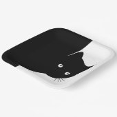 Sly Black Cat Pappteller (Gewinkelt)