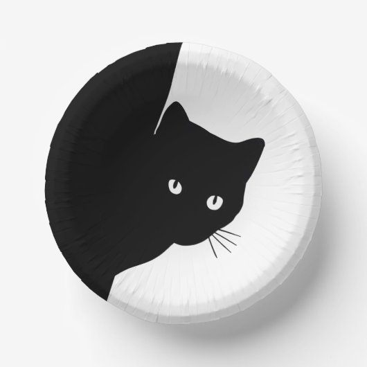 Sly Black Cat Pappteller (Vorderseite)
