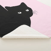 Sly Black Cat Pink Sherpadecke (3/4)