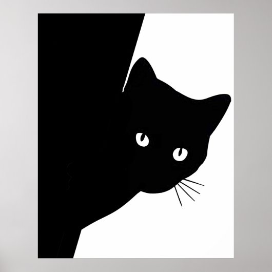 Sly Black Cat Poster (Vorne)