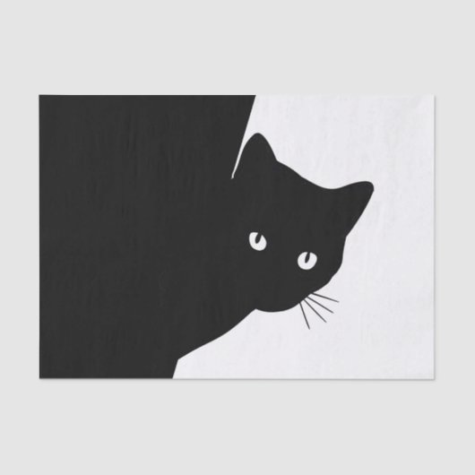 Sly Black Cat Seidenpapier (Vorderseite)