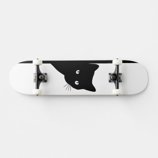 Sly Black Cat Skateboard (Horizontal)