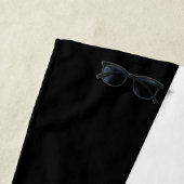 Sly Black Cat Strandtuch (Beispiel)