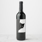 Sly Black Cat Weinetikett (Vorderseite)