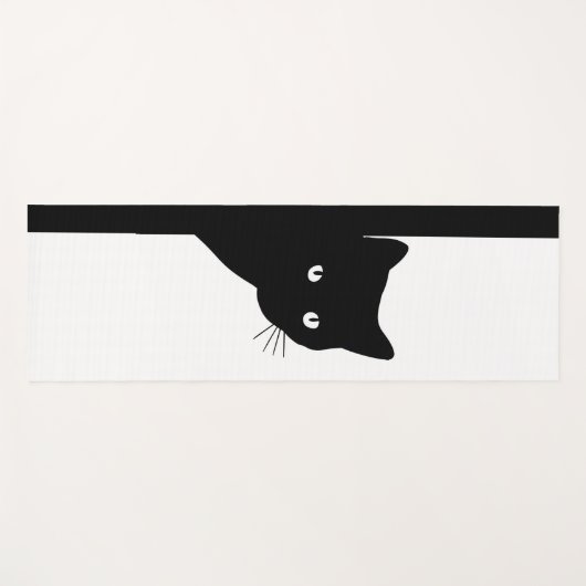 Sly Black Cat Yogamatte (Vorderseite (Horizontal))