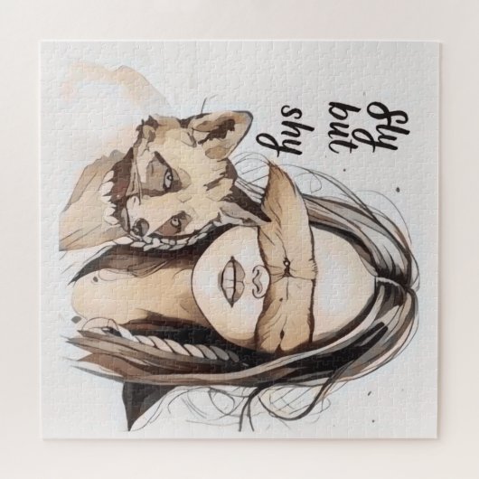 Sly but Shy Puzzle (Horizontal)