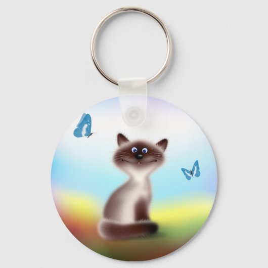 Sly Cat Schlüsselanhänger (Vorderseite)